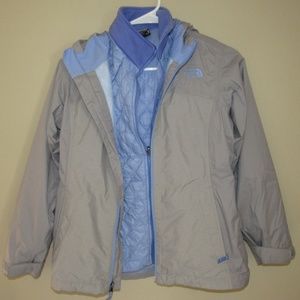 North Face Girls Two Layer Windbreaker/Jacket